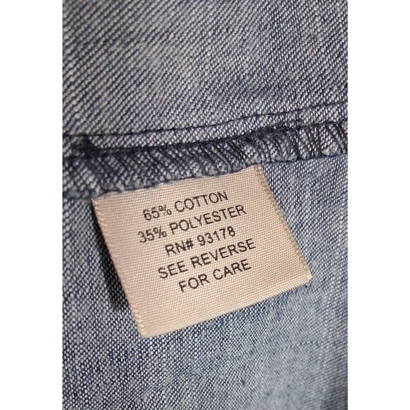 Philosophy womens small shift dress jeans denim blue tassel with pockets - Picture 8 of 9